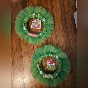Handmade Grinch Wreath